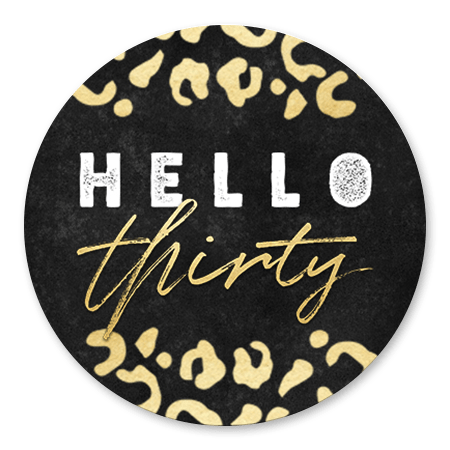 Hello Thirty Panterprint